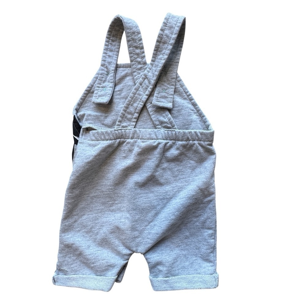 Disney Baby Boy Mickey Mouse Short Overalls/ Rompers Snap Closure 0-3 Months - Picture 2 of 3